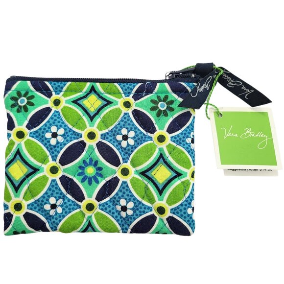 VERA BRADLEY Daisy Daisy Zip Coin Purse - New With Tags - Picture 2 of 4